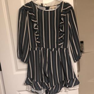 Striped Romper!